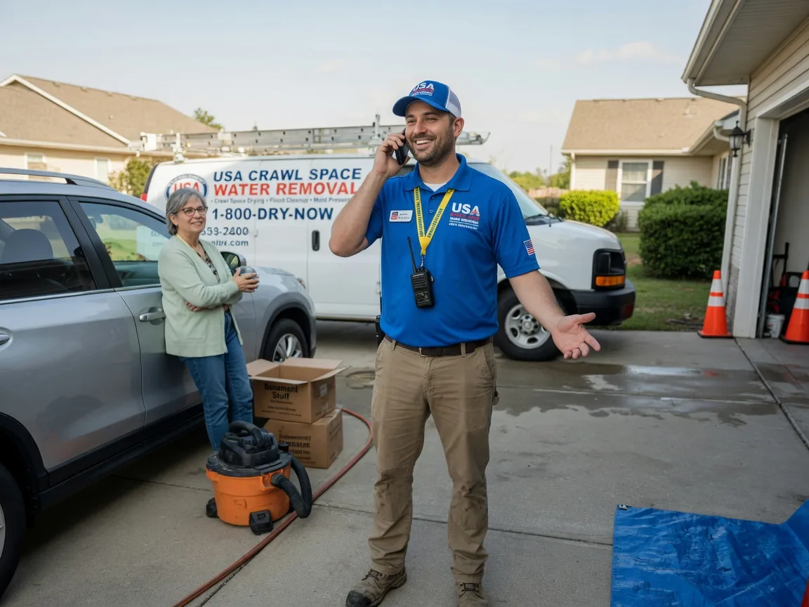 Crawl Space Water Removal Vina, AL FAQs